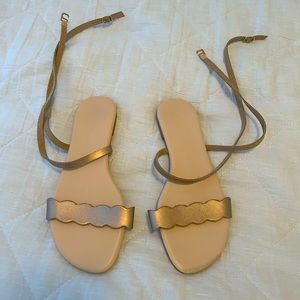 Metallic Bohemian Sandals!